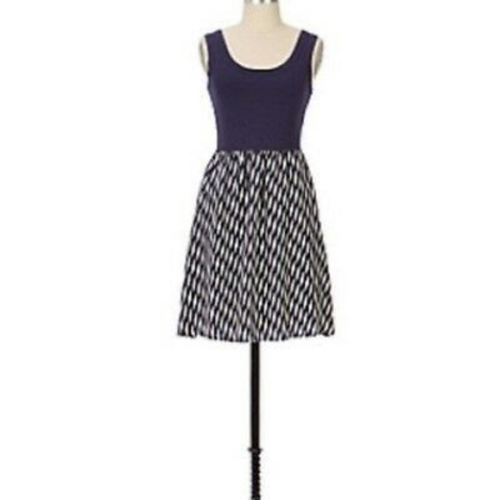 Anthropologie Fei Well Matched Dress, Geo Skirt